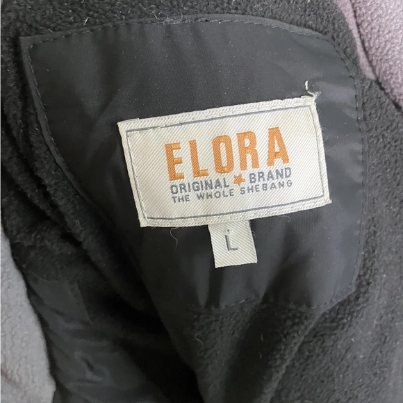 Excellent woman’s Elora long black fur, hooded jacket. Size L - Picture 5 of 8